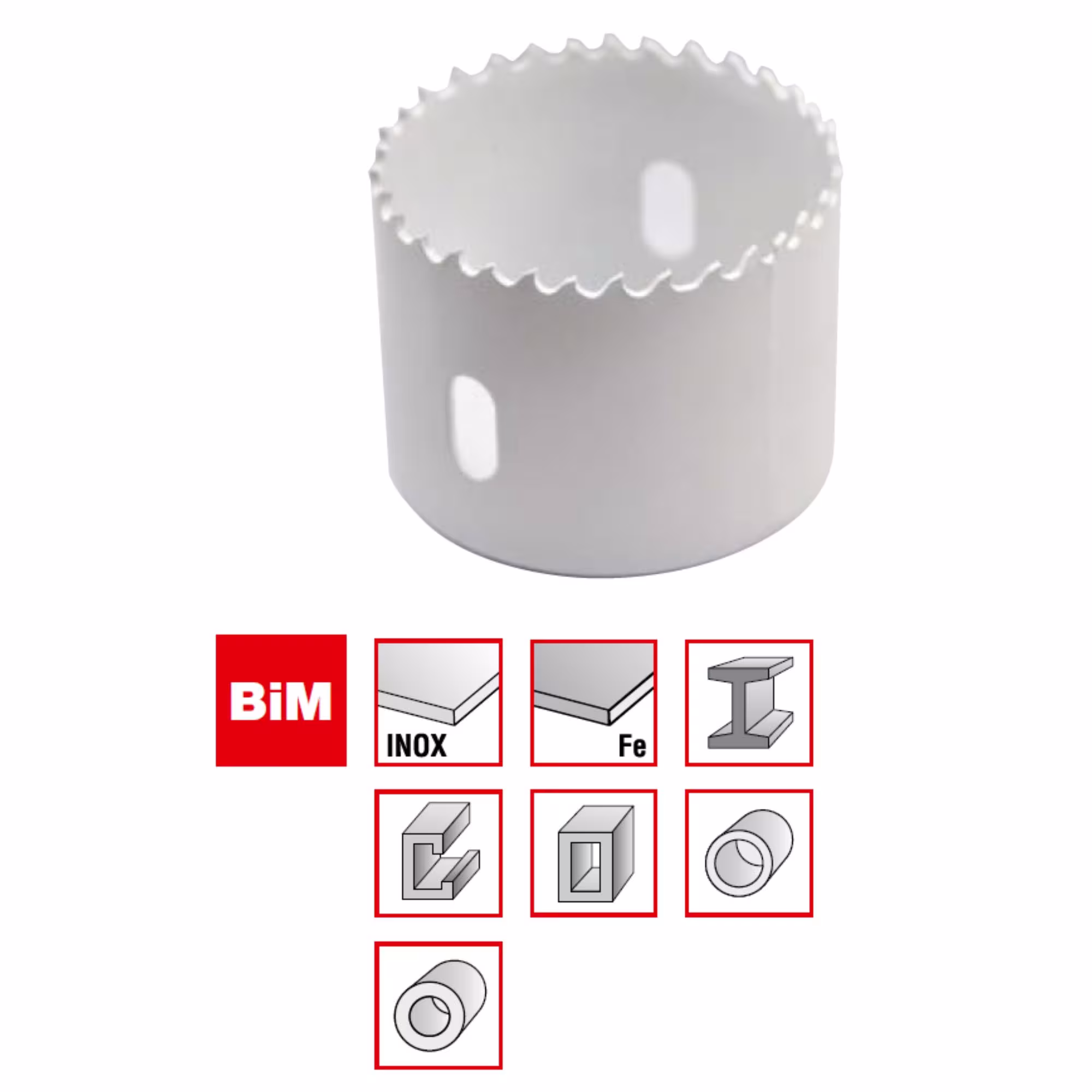 Lochsägen M42 Serie 60 für rostfreiem Stahl, Inox, Metall, Stahl, Stahlträgern, dicken offenen Profilen, mittelstarken Stahlrohren von der Marke MPS aus der Kategorie Lochsägen