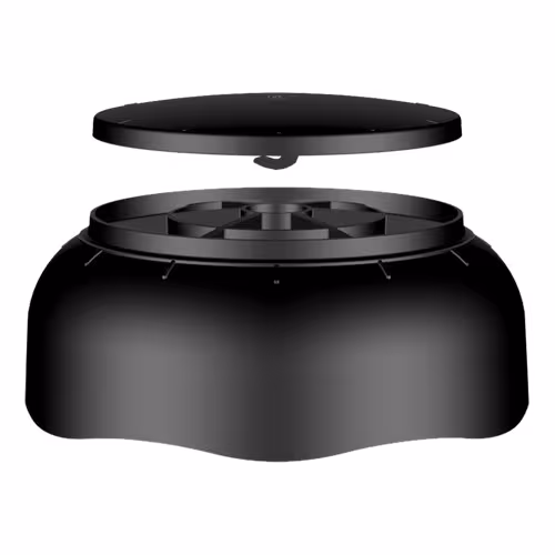 Aeratore per soggiorno Flavent Pro, monopezzo DN 75 con manicotto in plastica per Polyfin OC Plan 1020 nero della categoria Passaggi sul tetto isolati con GTIN 4027822834343 Flavent Pro aeratore ed estrattore da soggiorno isolato in un unico pezzo della marca Klöber della categoria passaggi sul tetto