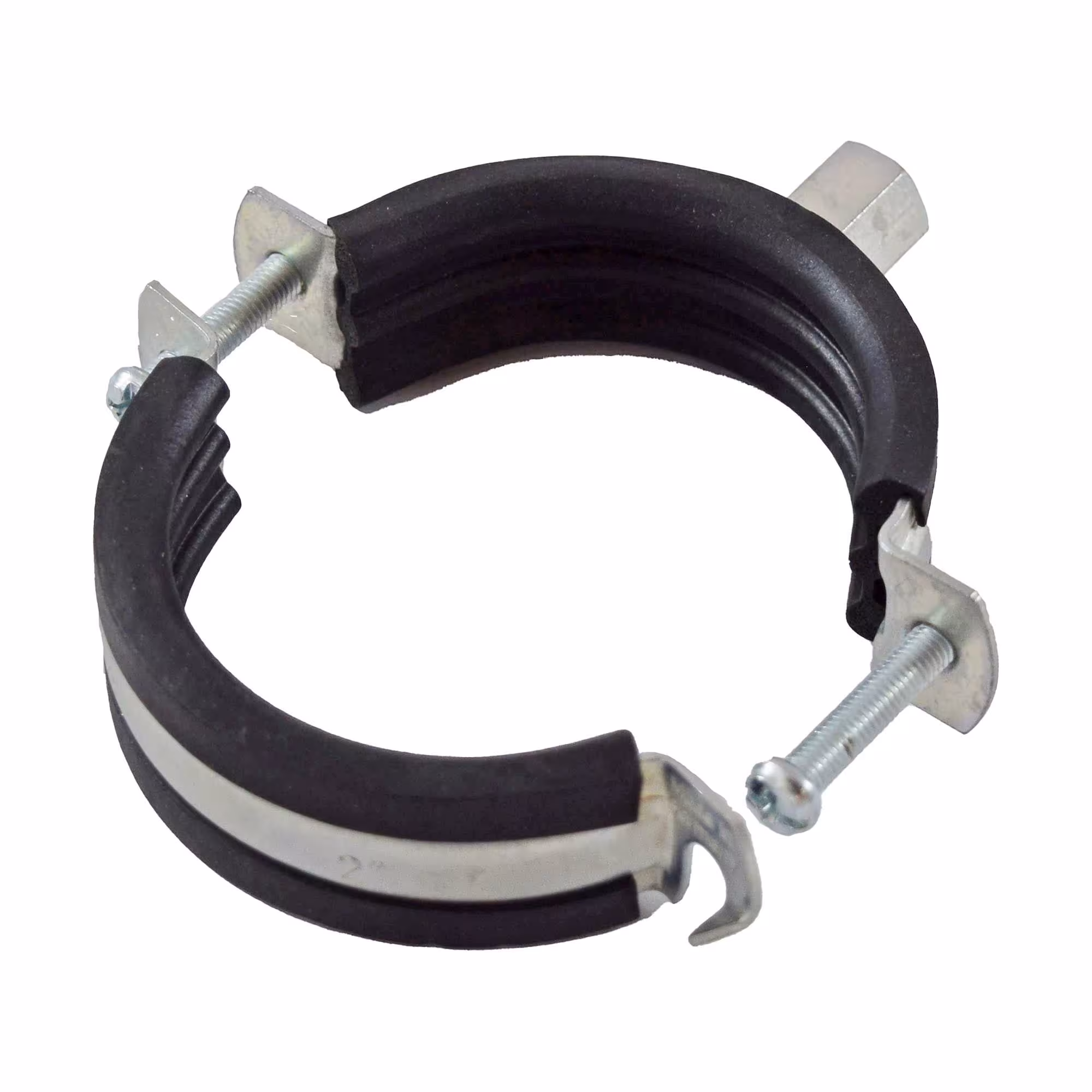 Fascetta per tubi leggera Fixotec M8/M10 chiusura a gancio, fascette per tubi a due viti, articolo n. 203357
