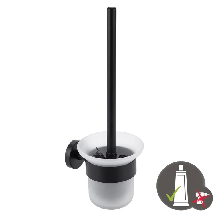 ROUND BLACK Toilettenbürstengarnitur Edelstahl aus der Kategorie WC-Bürsten mit der Teilenummer IP2105