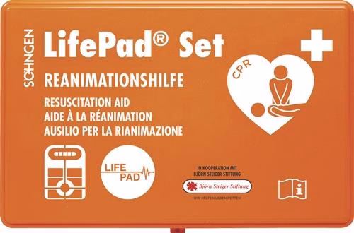 Set di dispositivi di rianimazione LifePad®, dimensioni approssimative: 80 mm di lunghezza x 160 mm di larghezza x 260 mm di altezza, della categoria Söhngen, codice articolo 4000386012
