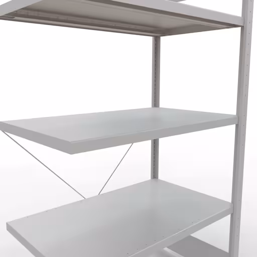 Figura n. 8 dell'articolo scaffale aggiuntivo, scaffale a scaffale, sistema a innesto MULTIplus330, 2000 x 1000 x 600 mm (AxLxP), 5 ripiani, traversa, RAL 7035 grigio chiaro del gruppo di prodotti sistema a innesto della marca Schulte Lagertechnik