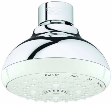 GROHE Kopfbrause Tempesta 100 27606_1 4 Strahlarten 9 l/min chrom aus der Kategorie Duschköpfe mit der Teilenummer 6000519774