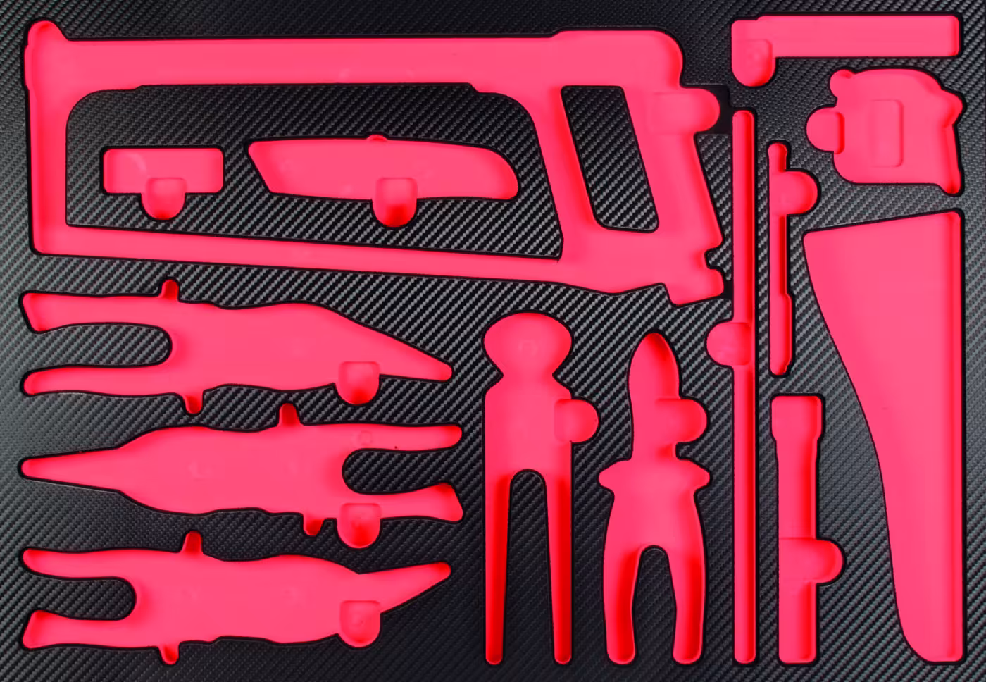 Insert ProForm vide pour outils de coupe/mesure de PROJAHN Insert pour outils de coupe et de mesure, systèmes d'organisation et chariots d'atelier, réf. 5999-18E