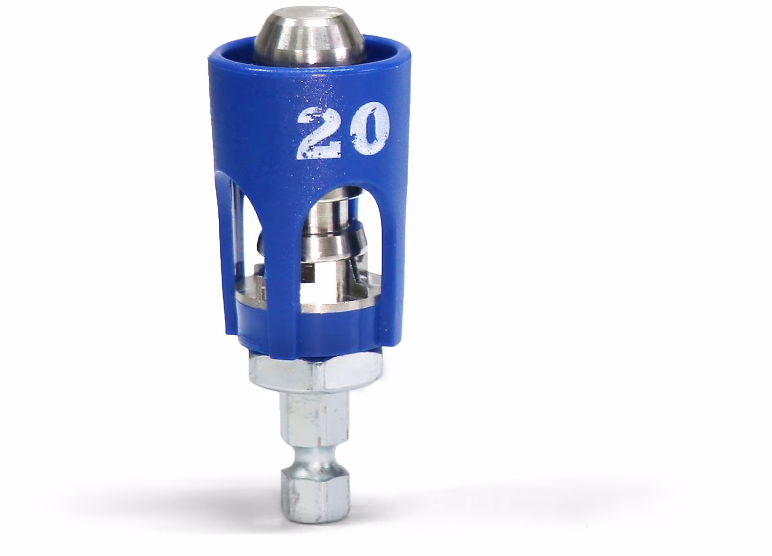 Outil d'étalonnage professionnel Pipetec pour tubes composites multicouches en aluminium 16 x 2, 20 x 2, 26 x 3 et 32 x 3 mm de la catégorie Scies, outils d'ébavurage et d'étalonnage avec le numéro d'article KS20