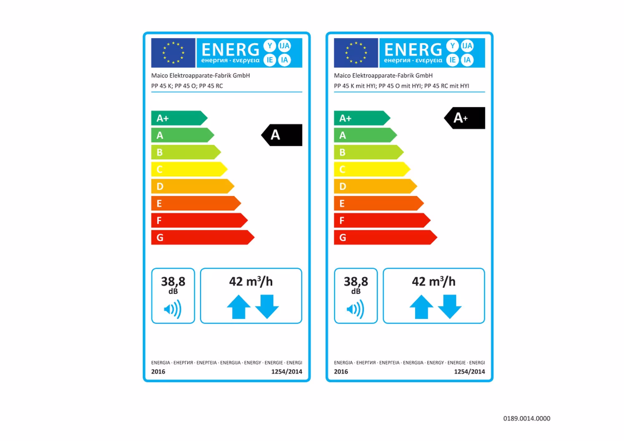 Set di montaggio finale PP 45 O della categoria ventilatori Maico con HRG con GTIN 4012799952404 Set di assemblaggio finale Maico della marca Maico della categoria Ventilatori Maico con recupero di calore