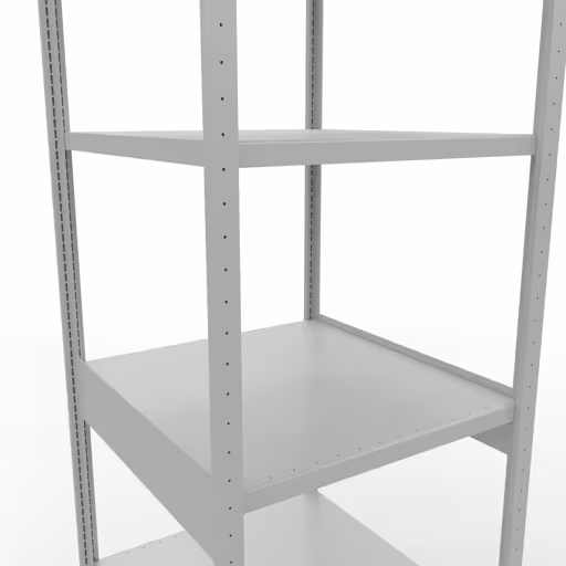 Produktbild Nr 15 des Artikels Grundregal, Fachbodenregal Stecksystem MULTIplus250, 3000 x 750 x 800 mm (HxBxT), 7 Fachböden, Längenriegel, RAL 7035 lichtgrau Abbildung Nr 15 des Artikels Grundregal, Fachbodenregal Stecksystem MULTIplus250, 3000 x 750 x 800 mm (HxBxT), 7 Fachböden, Längenriegel, RAL 7035 lichtgrau aus der Produktgruppe Stecksystem von der Marke Schulte Lagertechnik