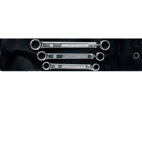 Set di chiavi a doppio anello, extra corte, 3 pezzi 6-0BA, ELORA-113S 3BA