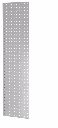 Un'altra vista dell'articolo Pannello laterale in lamiera forata, 90 x 1300 x 400 mm (H x P), RAL 7035 grigio luce della categoria Sistema a innesto