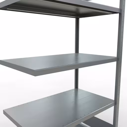 Scaffali aggiuntivi, scaffali, sistema a innesto MULTIplus330, 2000 x 1000 x 600 mm (AxLxP), 5 ripiani, barre longitudinali, zincato di Schulte Lagertechnik con l'articolo n. 13965-LR