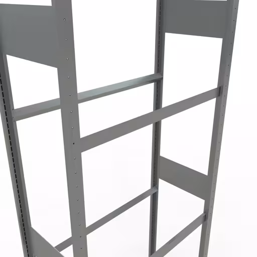 Étagère de base, étagère pour roues/pneus, 4500 x 900 x 400 mm, galvanisée, 6 niveaux de rangement de Schulte Lagertechnik de la catégorie étagères