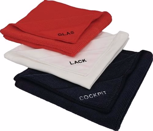 Set di panni in microfibra rossi, bianchi e neri NIGRIN del marchio Nigrin Set di panni in microfibra rossi, bianchi e neri NIGRIN della categoria panni per la pulizia, asciugamani e rotoli di asciugamani con codice articolo 4000363282