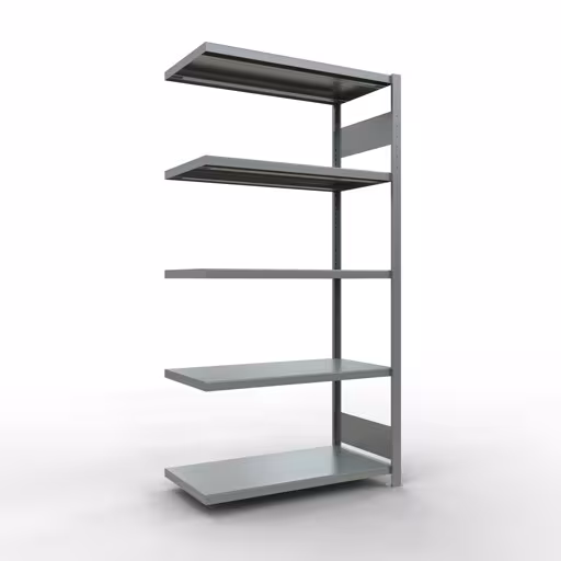 Figura n. 13 dell'articolo scaffale aggiuntivo, scaffale a scaffale, sistema a innesto MULTIplus250, 2000 x 1000 x 500 mm (AxLxP), 5 ripiani, barre longitudinali, zincato del gruppo di prodotti sistema a innesto della marca Schulte Lagertechnik