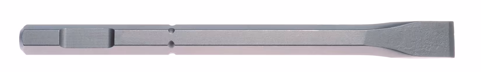 Burin plat pour USH10 25x400 mm de PROJAHN Tige de burin plat 19 mm 6 pans, burin, réf. 84202400