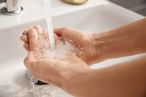 Hansgrohe REBRIS E 110 CoolStart Miscelatore monocomando per lavabo senza scarico cromo