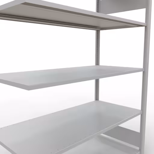 Figura n. 8 dell'articolo scaffali componibili, scaffali per ufficio, sistema a innesto MULTIplus150, 1800 x 1300 x 600 mm, 5 ripiani, grigio chiaro del gruppo di prodotti scaffali per ufficio della marca Schulte Lagertechnik