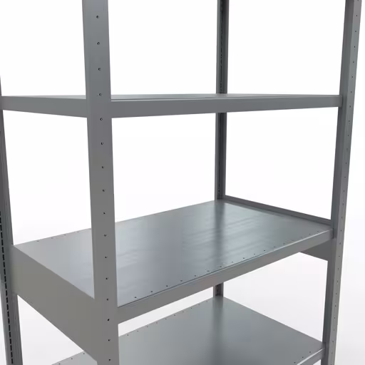 Étagère de base, étagère à étagères, système enfichable MULTIplus250, 2500 x 1000 x 600 mm, 6 étagères, galvanisées de Schulte Lagertechnik avec le numéro d'article. 12961-LR