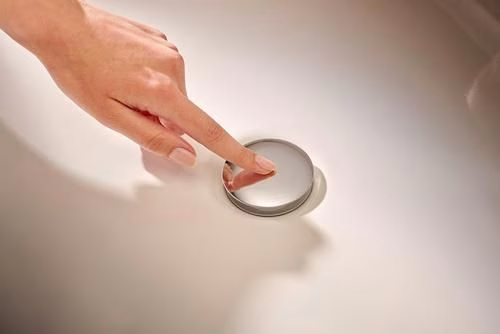 Hansgrohe set di scarico PUSH-OPEN per miscelatore lavabo e bidet cromo