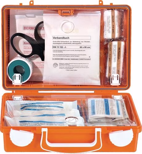 Kit di pronto soccorso piccolo QUICK-CD B260xH170xD110 mm circa, arancione SÖHNGEN della categoria Söhngen con codice articolo 4000386018