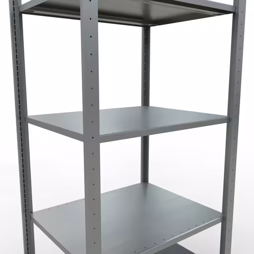 Étagère de base, étagère à étagères, système enfichable MULTIplus150, 2000 x 750 x 600 mm, 5 étagères, galvanisées de Schulte Lagertechnik avec le numéro d'article. 12760-75-LR