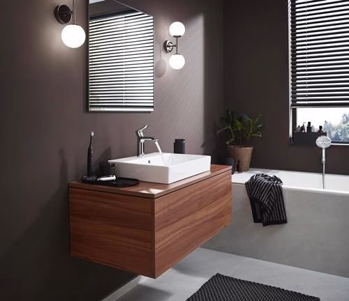 Hansgrohe METRIS 110 Miscelatore monocomando per lavabo, larghezza nominale 15 ComfortZone 110 con scarico G 1 1/4" cromo