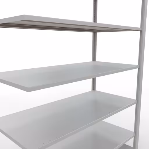 Produktbild Nr 13 des Artikels Anbauregal, Büro-Fachbodenregal Stecksystem MULTIplus150, 2300 x 1300 x 600 mm (HxBxT), 7 Fachböden, Längenriegel, ohne Mittelanschlag, lichtgrau Abbildung Nr 13 des Artikels Anbauregal, Büro-Fachbodenregal Stecksystem MULTIplus150, 2300 x 1300 x 600 mm (HxBxT), 7 Fachböden, Längenriegel, ohne Mittelanschlag, lichtgrau aus der Produktgruppe Büroregale von der Marke Schulte Lagertechnik
