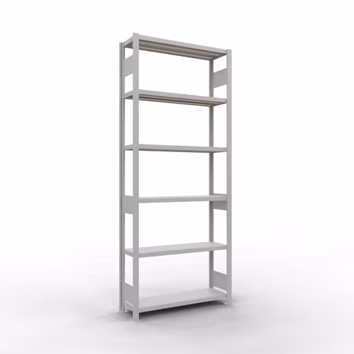 Figure n° 13 de l'article étagère de base, système d'étagères enfichables MULTIplus330, 2500 x 1000 x 300 mm, 6 étagères, gris clair RAL 7035 du groupe de produits système enfichable de Schulte Lagertechnik