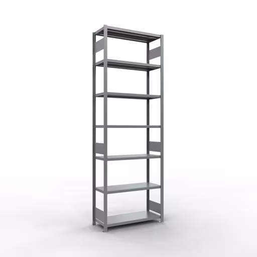 Étagère de base, étagère, système enfichable MULTIplus330, 3000 x 1000 x 400 mm, 7 étagères, galvanisée de Schulte Lagertechnik de la gamme de produits du système enfichable