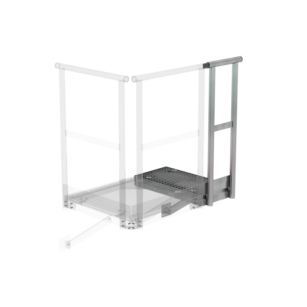 Plate-forme d'extension Munk 400 mm de Günzburger Steigtechnik Plateforme d'extension Munk de la catégorie « Escaliers à plateforme » portant le numéro d'article 060941