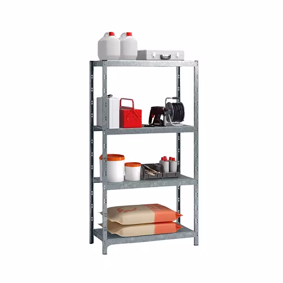 Étagère enfichable professionnelle SCHULTE Regalwelt avec 4 étagères, 195x100x35 cm, galvanisée de la marque Schulte Regalwelt de la gamme de produits système enfichable