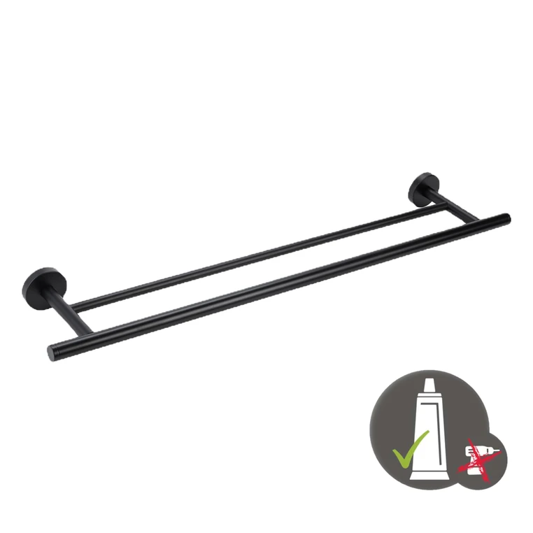 ROUND BLACK Handtuchhalter/Badetuchhalter Edelstahl von der Marke Ortwein ROUND BLACK Handtuchhalter/Badetuchhalter Edelstahl aus der Kategorie Handtuchringe & Haken mit der Teilenummer IP2102