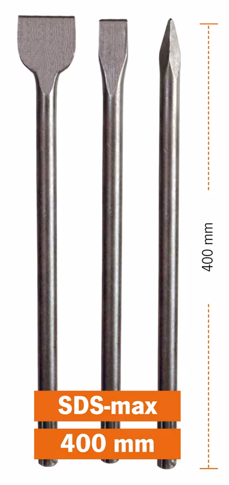 Jeu de ciseaux 3 pièces. ECO SDS-max de PROJAHN Jeu de ciseaux 3 pièces. ECO SDS-max, burin, réf. 844002