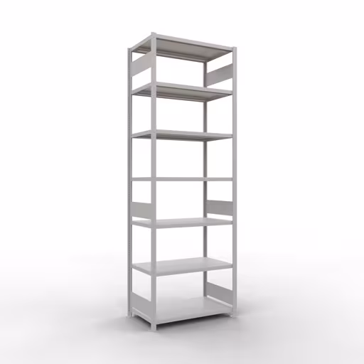 Figura n. 15 dell'articolo scaffale base, scaffale, sistema a innesto MULTIplus330, 3000 x 1000 x 600 mm (AxLxP), 7 ripiani, barre longitudinali, RAL 7035 grigio chiaro del gruppo di prodotti sistema a innesto della marca Schulte Lagertechnik