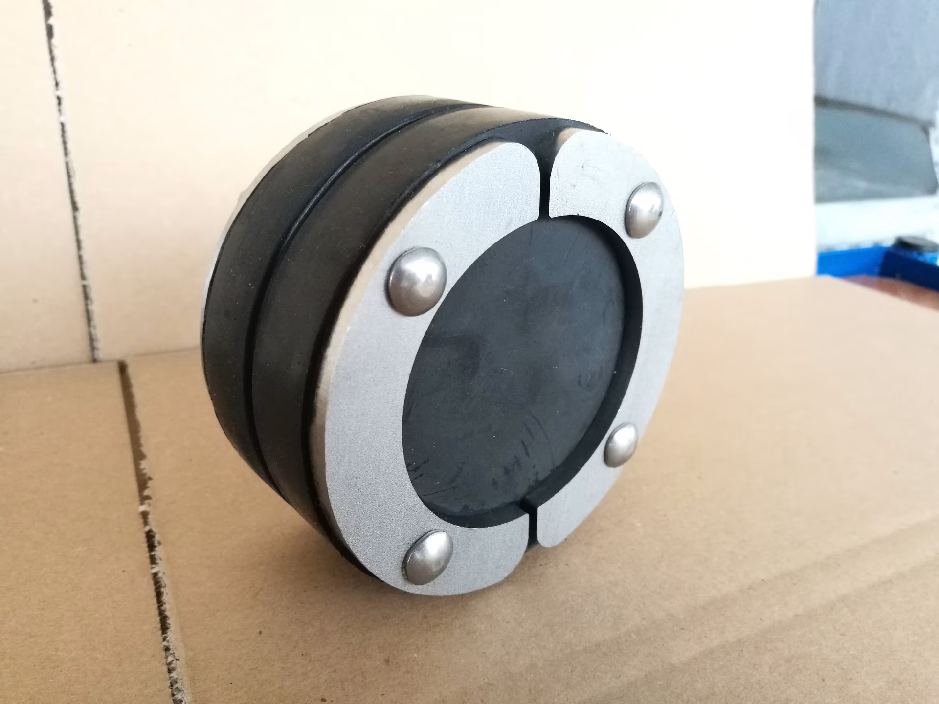 Guarnizione camera anulare Pressio-Ring BLIND, gomma EPDM 1x40mm, piastre di pressione V2A, viti V2A, dadi V4A, guarnizione camera anulare, articolo n. 10585