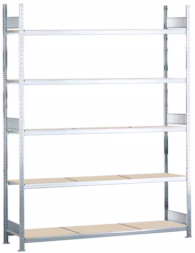 Figura n. 9 dell'articolo scaffale base, scaffale a campata larga WS 2000 con truciolato, 3000 x 2250 x 400 mm, zincato, 5 livelli, portata 2.000 kg del gruppo di prodotti scaffalature a campata larga della marca Schulte Lagertechnik