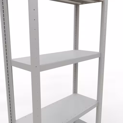 Étagère de base, étagère, système enfichable MULTIplus250, 2000 x 750 x 300 mm, 5 étagères, gris clair RAL 7035 de Schulte Lagertechnik avec le réf. 32830-75-LR