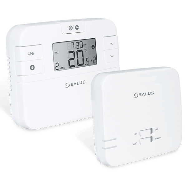 Set mit digitalem AP-Funkthermostat und AP-Relais von GeMeTherm Raumthermostat digital Funk mit AP-/UP-/ Schukostecker-Relais aus der Kategorie Raumthermostat mit der Artikelnr. TS-S-RE10R, Bildschirm, Computer-Hardware, Computerausrüstung, Überwachen, Digitale Uhr
