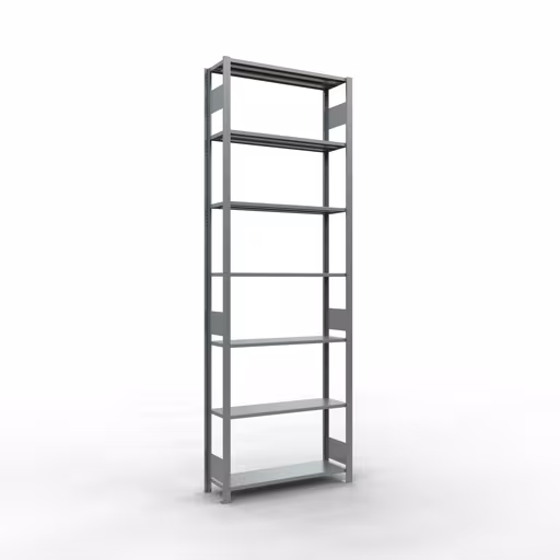 Étagère de base, étagère, système enfichable MULTIplus150, 3000 x 1000 x 300 mm, 7 étagères, galvanisées de Schulte Lagertechnik avec le réf. 12732-LR