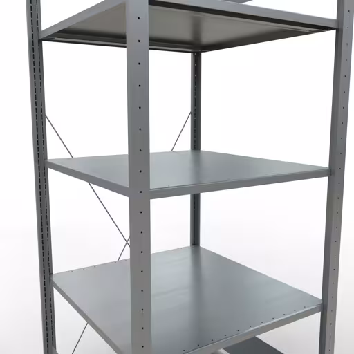 Étagère de base, étagère, système enfichable MULTIplus150, 2000 x 750 x 800 mm, 5 étagères, galvanisée de Schulte Lagertechnik de la catégorie des systèmes enfichables