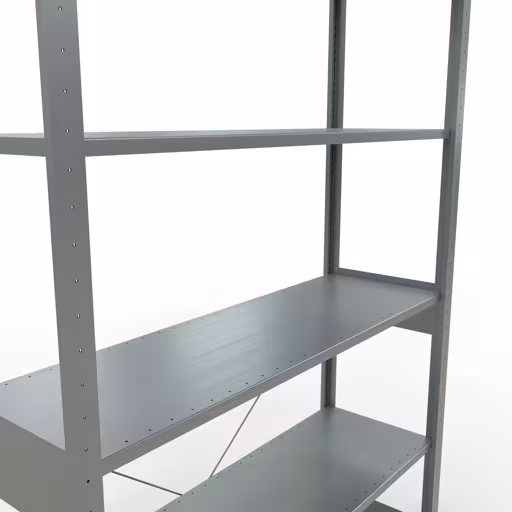 Étagère de base système enfichable 2500x1300x400 mm, type 150 kg, galvanisée avec réf. 12741-130 Étagère de base du système enfichable 2500x1300x400 mm, type 150 kg, galvanisée de Schulte Lagertechnik de la catégorie du système enfichable