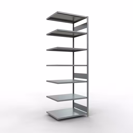 Figure n° 13 de l'article, système d'étagères MULTIplus330, système enfichable, 3000 x 1000 x 800 mm, 7 étagères, galvanisé du groupe de produits système enfichable de Schulte Lagertechnik