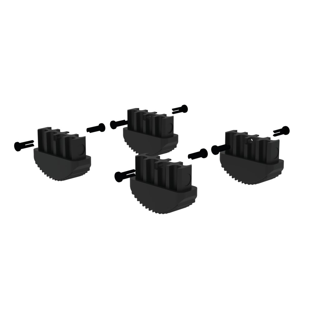 Scarpa interna Munk per scale in vetroresina 73x25 mm della Günzburger Steigtechnik Scarpetta interna Munk per scale in GRP (plastica rinforzata con fibra di vetro) della categoria scale speciali, prodotti professionali con numero di articolo 019243.