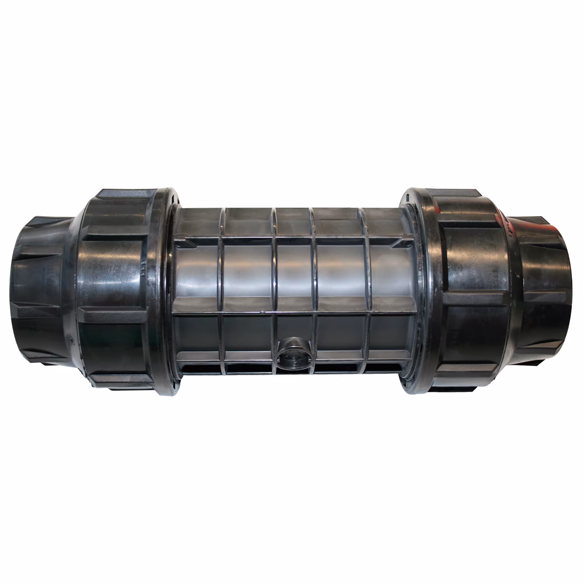 Giunto di riparazione in PE Ø 32 mm x 32 mm della Gebo Giunti di riparazione in PE, raccordi in plastica per tubi in PE, articolo n. 15032K0032