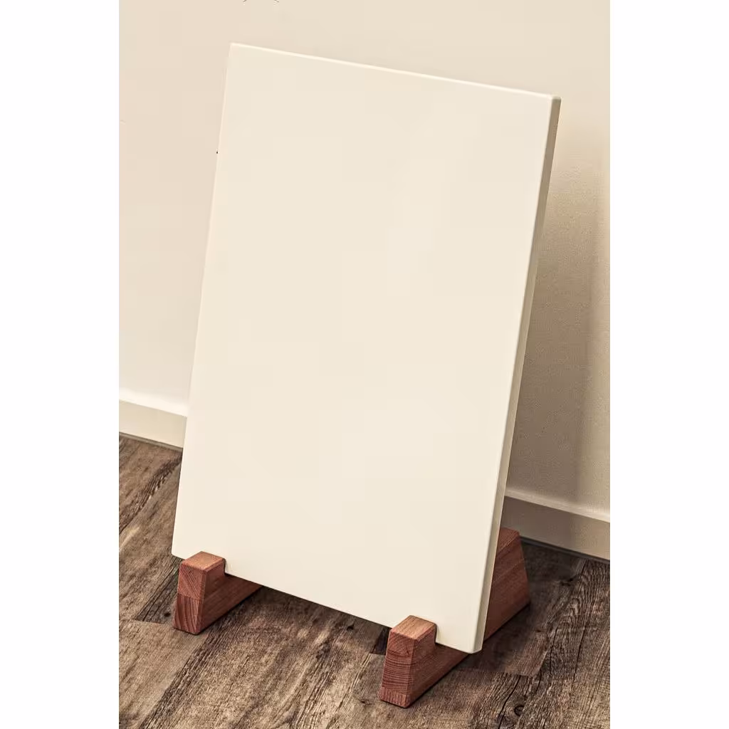 Support en bois pour radiateurs infrarouges Infrawarm d'Infrawarm Support en bois pour pieds de radiateur infrarouge Infrawarm, chauffage infrarouge, réf. 21000