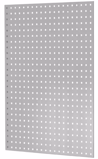 Pannello laterale in lamiera forata, 90 x 1000 x 800 mm (A x P), RAL 7035 grigio chiaro della marca Schulte Lagertechnik della gamma di prodotti per sistemi a innesto