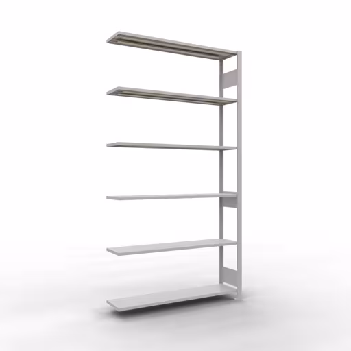 Image supplémentaire de l'article, étagère MULTIplus150, 2500 x 1300 x 300 mm, 6 étagères, gris clair RAL 7035