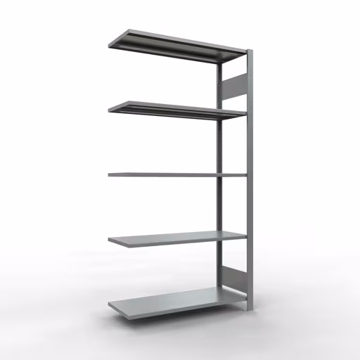 Figure n° 9 de l'article étagère complémentaire, étagère à étagères, système enfichable MULTIplus85, 2000 x 1000 x 400 mm, 5 étagères, galvanisé du groupe de produits système enfichable de la marque Schulte Lagertechnik