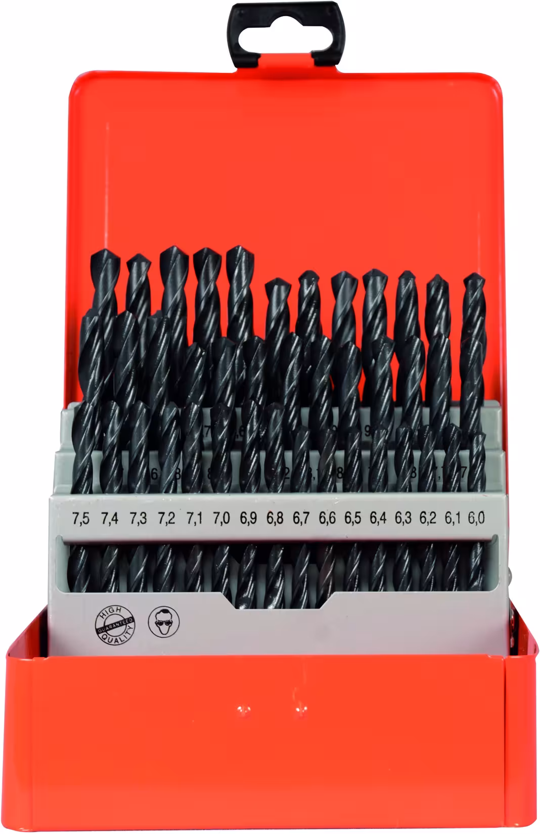 Cassetta punte HSS-R 41 pezzi 6-10/0,1 mm ECO, punta, articolo n. 60335