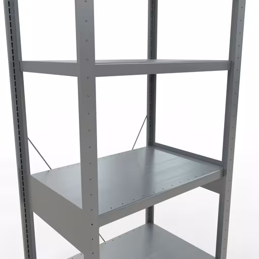 Figure n° 13 de l'article étagère de base, étagère, système enfichable MULTIplus250, 2500 x 750 x 500 mm, 6 étagères, galvanisées du groupe de produits système enfichable de Schulte Lagertechnik