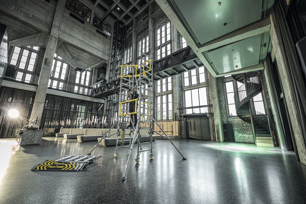 Milieubild 3814185 Munk FlexxTower SG con parapetto avanzato Altezza piattaforma 2,10 m